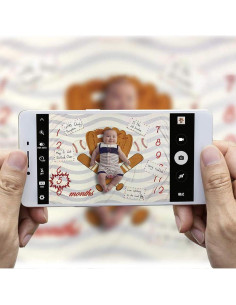 Manta de Hitos para Bebés Homegician Béisbol 101.6x127 cm 2