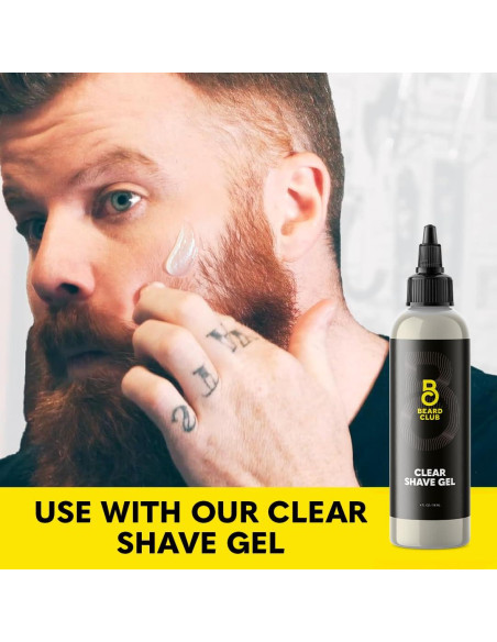 Navaja Recta The Beard Club con 10 Cuchillas de Acero Inoxidable