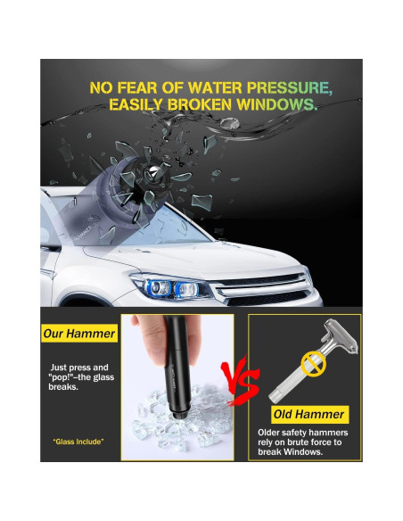 Cortador de Cinturón de Seguridad y Rompedor de Ventanas YONGMING WB-02