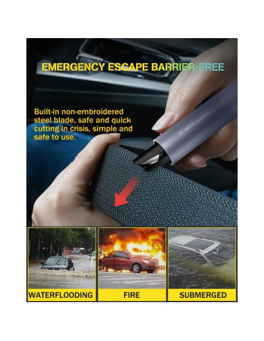 Cortador de Cinturón de Seguridad y Rompedor de Ventanas YONGMING WB-02