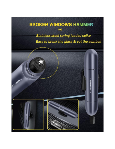 Cortador de Cinturón de Seguridad y Rompedor de Ventanas YONGMING WB-02