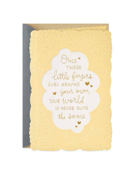Tarjeta de Baby Shower Hallmark El Mundo Nunca Es el Mismo