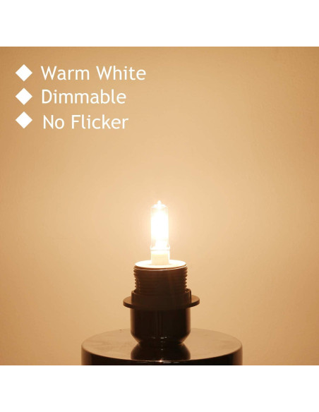 Bombillas Halógenas GMY JDE11 T4 100W 1600lm 2800K Regulables 4P