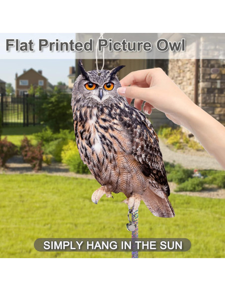 Paquete de 3 Dispositivos Reflectantes de Búho Kungfu Mall