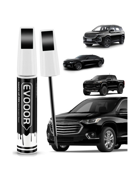 Pintura de Retoque Negra EVOOOR GBA/WA8555 para Chevrolet