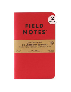 Diario de Personaje 5E Field Notes - Paquete de 2 - D&D