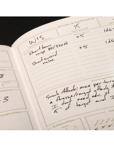 Diario de Personaje 5E Field Notes - Paquete de 2 - D&D