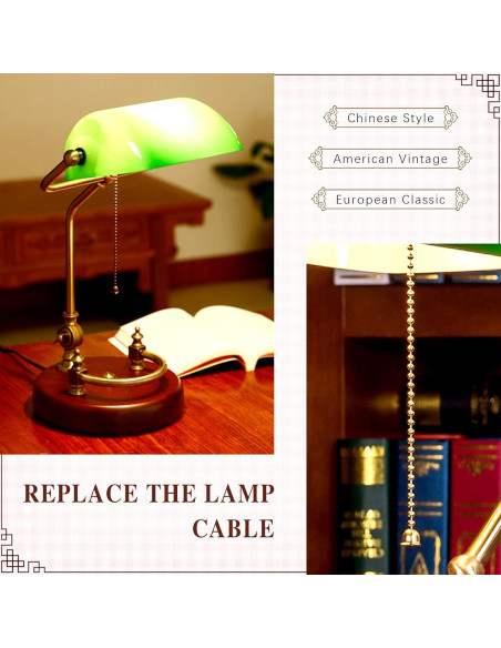 Swpeet Extensión de Cadena de Tirar para Ventilador 3Pcs 3 Colores