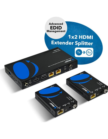 Extensor Divisor HDMI 1x2 OREI UHD12-EX115-K 4K 35m