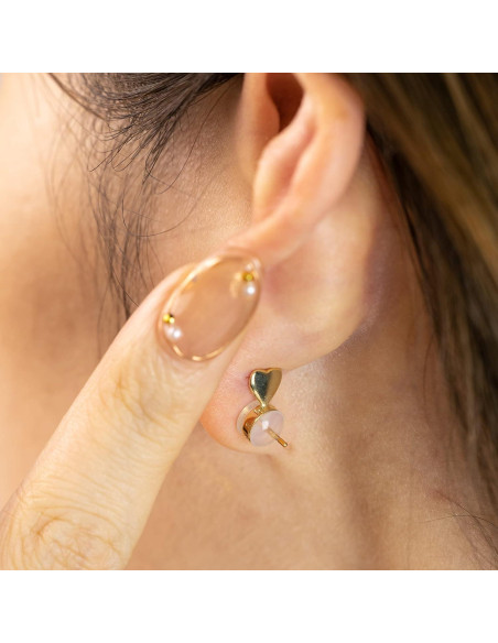 12 Piezas Soporte de Aretes Hipoalergénico ASH'S CHOICE Oro 14K