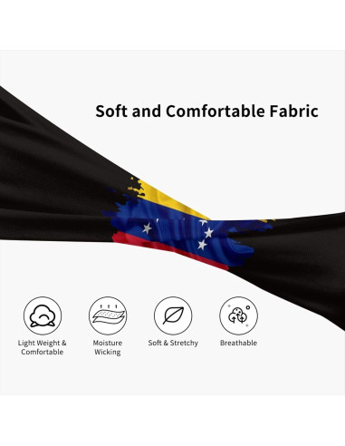 Banda deportiva unisex ROSIHODE bandera de Venezuela 50-57cm