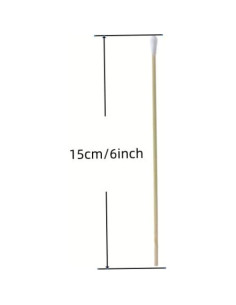 Bastones de Algodón RIKWOG 200 Pcs 15 cm Mango de Madera 2