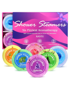 Set de 6 Tabletas de Vapor de Ducha Aromaterapia Kastu