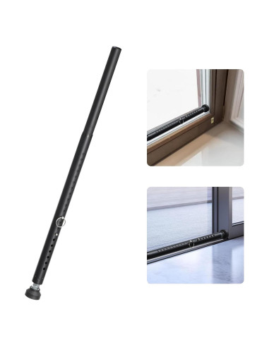 Barra de Seguridad Ajustable USDeikour para Puertas y Ventanas 43-130 cm