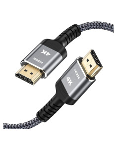 Cable HDMI 4K Highwings 0.32m Alta Velocidad Gris