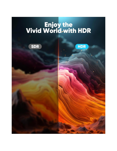 Cable HDMI 4K Highwings 0.32m Alta Velocidad Gris