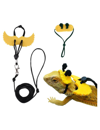 Disfraz de Abeja para Dragón Barbudo ADOGGYGO con Correa