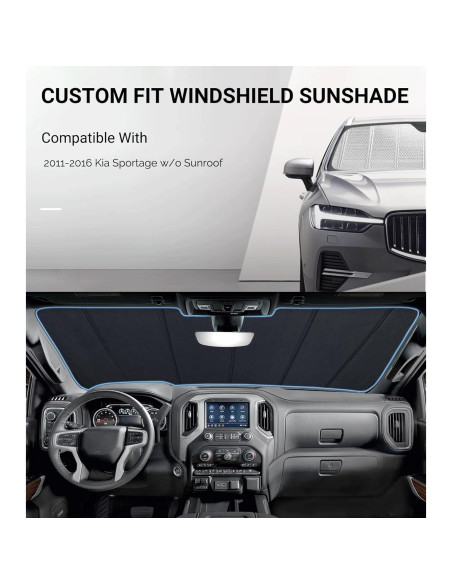 Protector Solar Parabrisas Pigenius Kia Sportage 2011-2016