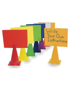 Conos de Mensaje 2-en-1 S&S Worldwide 30 cm (Juego de 6)