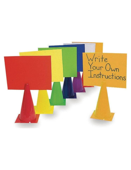 Conos de Mensaje 2-en-1 S&S Worldwide 30 cm (Juego de 6)