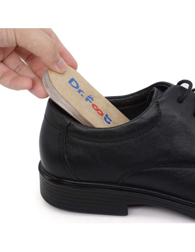 Inserts Elevadores de Talón Ajustables Dr.Foot 2 Capas Beige