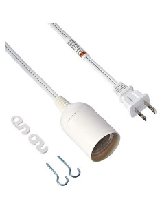 Lámpara Colgante Simple Deluxe 3.66m E26 con Interruptor 2