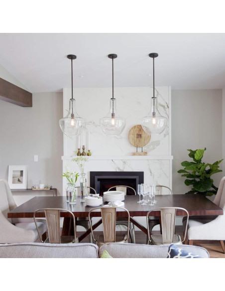 Lámpara Colgante Simple Deluxe 3.66m E26 con Interruptor