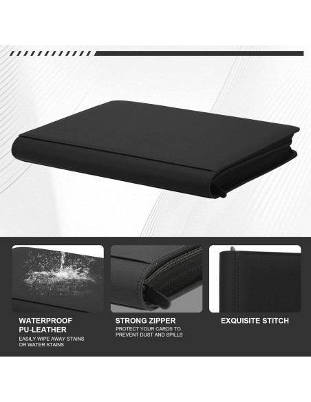 Carpeta Toploader MOSLA para 288 cartas, 9 bolsillos, 39x33cm