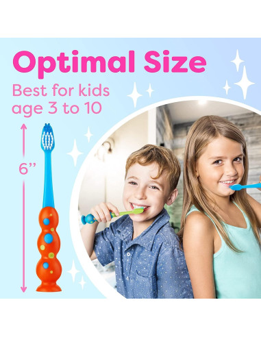 Cepillo de dientes Trueocity para niños - Set 2 unidades - Suave