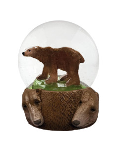 Globo de Agua Oso Marrón Deluxebase 8.38 cm Decorativo