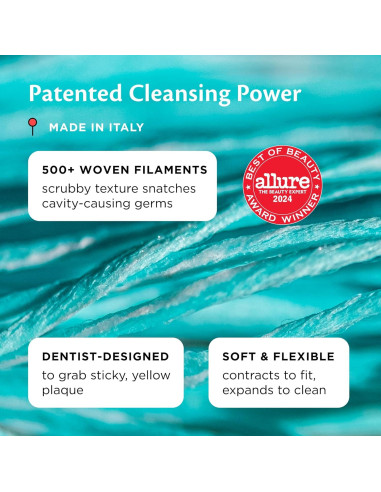 Hilo Dental Cocofloss 30.48m con Cera y Aceite de Coco