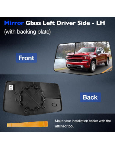 Cristal de Espejo Calentado Misakomo Lado Izquierdo 2019-2024