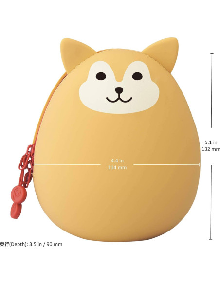 Bolsa con Cremallera LIHITLAB Gato Negro 9.7x11.9 cm Silicona