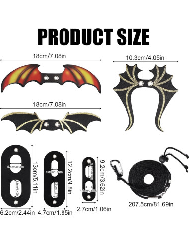 Conjunto Arnés y Correa para Dragón Barbudo PEUTIER 207.5cm