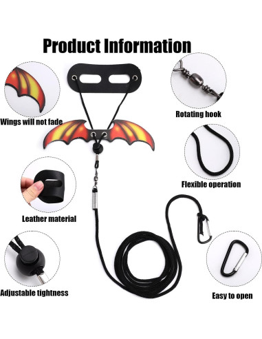 Conjunto Arnés y Correa para Dragón Barbudo PEUTIER 207.5cm