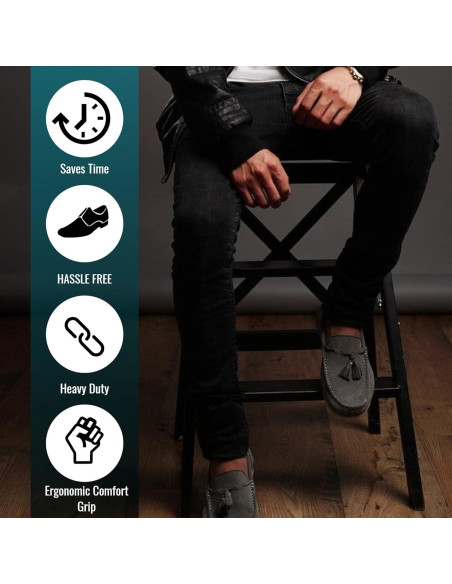 Cuerno de Zapato de Metal 76.2 cm para Adultos y Niños