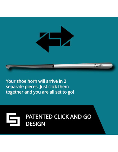 Cuerno de Zapato de Metal 76.2 cm para Adultos y Niños