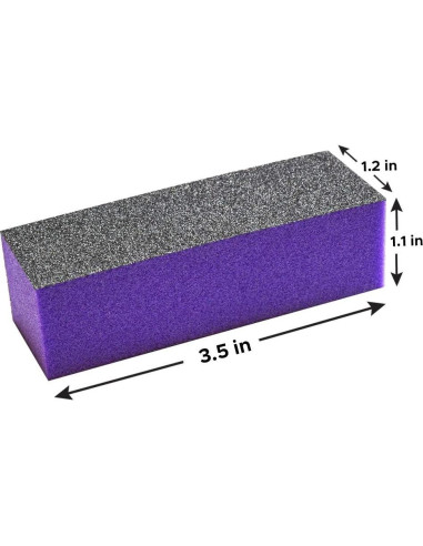 Bloque de Lijado Karlash 10 Pcs 60/100 Púrpura Manicura