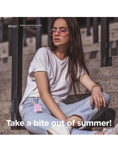 Funda de Helado elago para AirPods Pro 2 - Arándano, Carga Inalámbrica