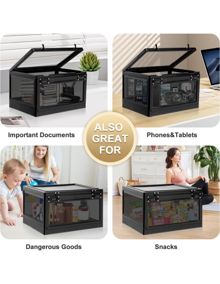 Caja de Seguridad Grande Lalifebuss 24L Cerrable con Código