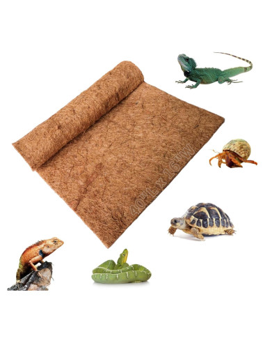 Alfombra de Reptil Hamiledyi 101.6 x 40.6 cm Fibra de Coco