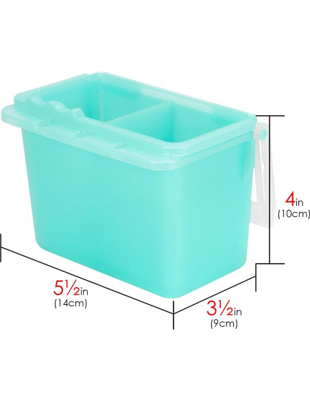 Cubeta de Lavado de Pinceles JANKOW Doble Desmontable 14x11x10cm