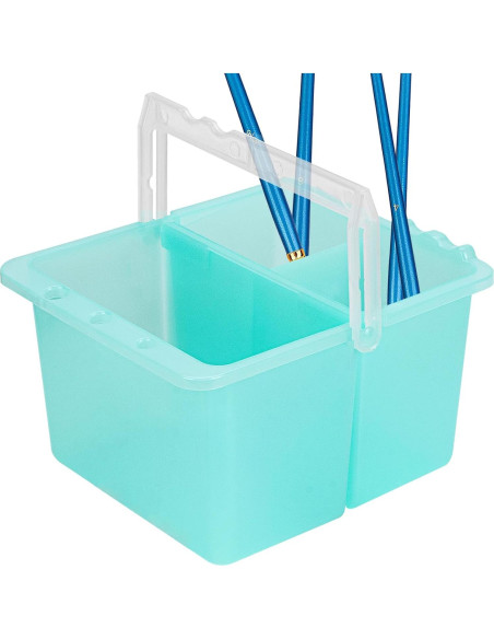 Cubeta de Lavado de Pinceles JANKOW Doble Desmontable 14x11x10cm