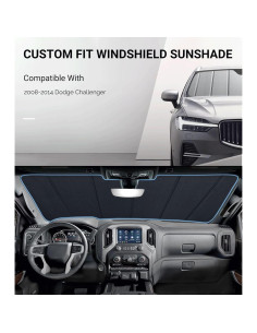 Protector Solar Parabrisas Pigenius Dodge Challenger 2008-2014 2