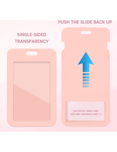 Porta Identificaciones Retráctil Obookey con Lanyard de Silicona