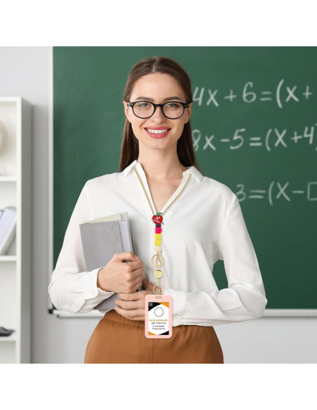 Porta Identificaciones Retráctil Obookey con Lanyard de Silicona