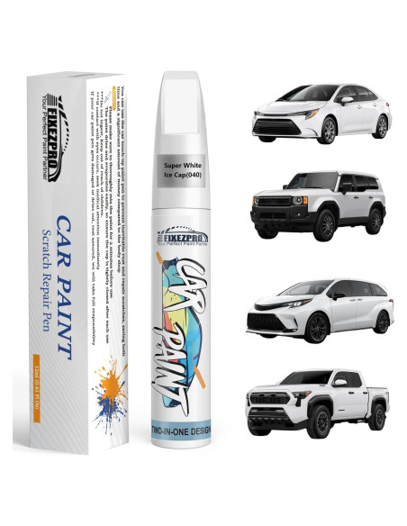 Pintura de Retoque para Automóvil FIXEZPRO 040 Blanco Super