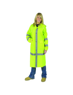 Impermeable Galeton Mediano Verde 116.84 cm PVC Resistente