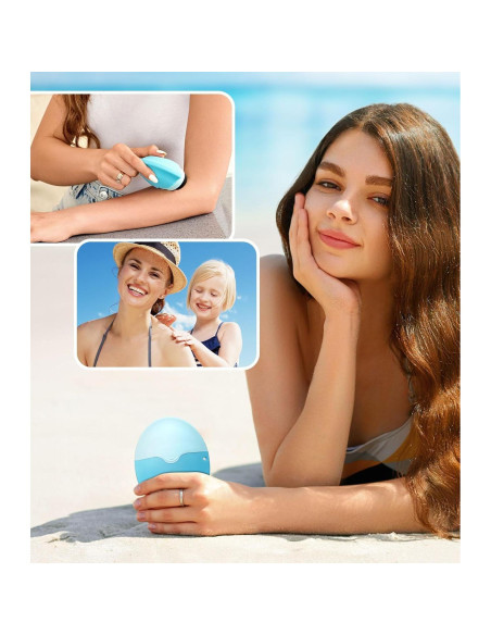 Aplicador de Protector Solar Rellenable KYHDIYA Azul 55ml