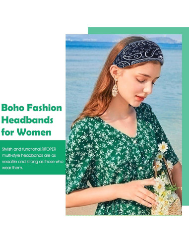 Banda Ancha para Ejercicio RITOPER - 6 Piezas Estilo Boho